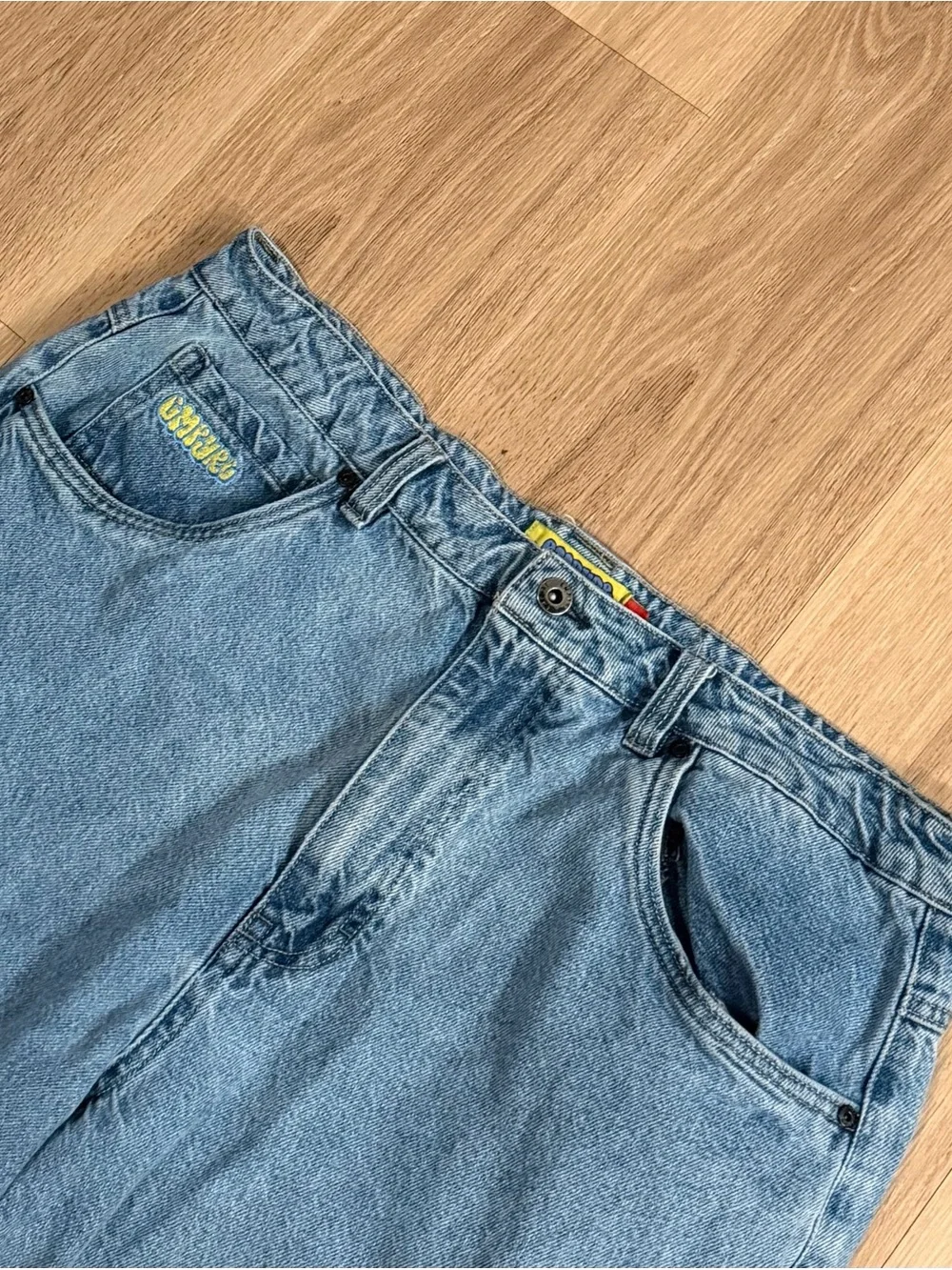 Empyre Loose Fit Relaxed Denim Light Wash Skater Jeans Men’s size 36 Y2K - Picture 4 of 8